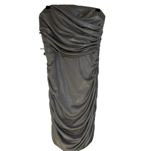 Junior: Strapless, Party Dress: Shimmer and Pewter in color: Size 7